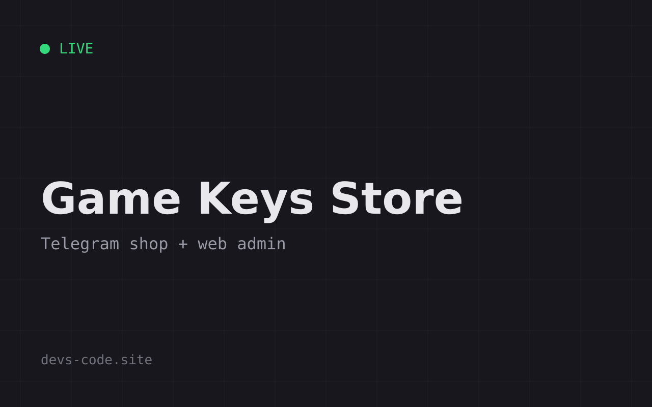Game Keys Store
